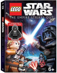 LEGO Star Wars The Empire Strikes Out DVD Cover with Vader Minifigure Exclusive