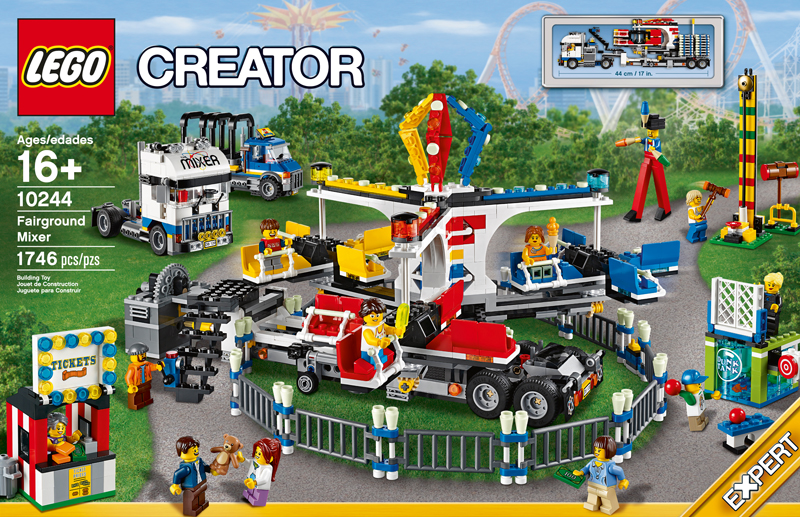 Lamme unse Underholdning LEGO Fairground Mixer 10244 Set Photos & Order Info - Bricks and Bloks
