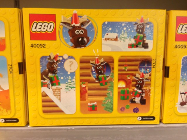 LEGO 40092 Reindeer Set Seasonal Box Back