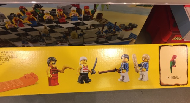 Pirates LEGO Chess Set 2015 LEGO Store Exclusive Box Top