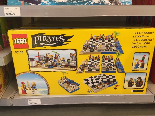 LEGO 40158 Pirates Chess Set Box Back